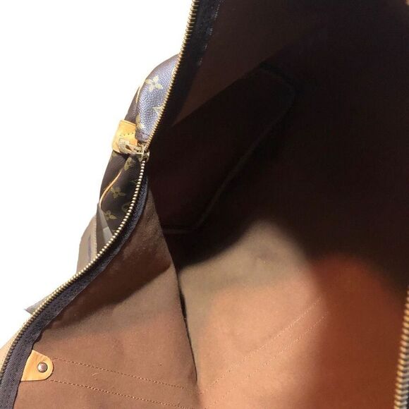 Louis Vuitton Monogram Keepall 60 Travel Duffle with Luggage Tag - Picture 10 of 16